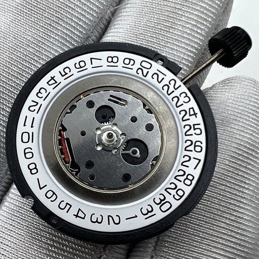 Swiss Made ETA 805.112 quartz watch movement with 3 hands, reliable precision for watch accessories.