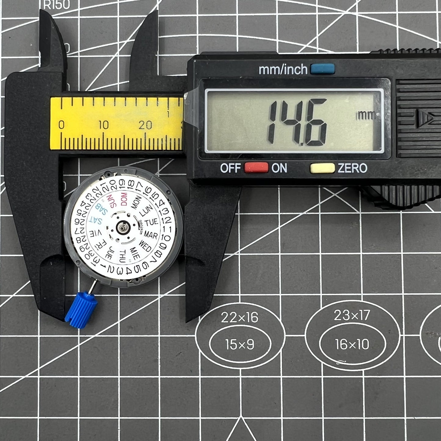 Seiko Japan automatic watch movement NH36A mechanism for precise timekeeping.