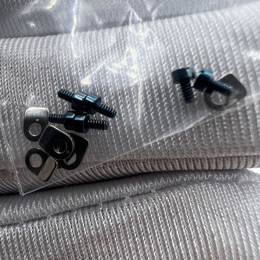 Watch part casing clamp and screws for Seagull ST3600 ETA6497 movement, precision fit accessory.