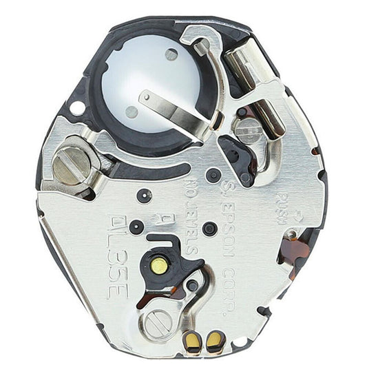 Hattori Epson AL35 quartz watch movements Japan-made, pack of 5 for precise timekeeping accessories.