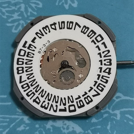 Miyota 6M53 Japan quartz movement with big date, 3 hands for precise watch repair, genuine part.