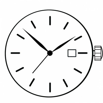 Hattori Epson TMI VJ14 VJ14B Watch Quartz Movement Date At 3/6 Japan Made