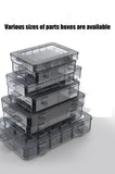 Plastic Container Box for Tools Case Screw Jewelry PartsTransparent Storage