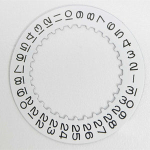 China Made Black Date At 3 Date Disk Wheel Date Wheel Generic for 3135 Movement