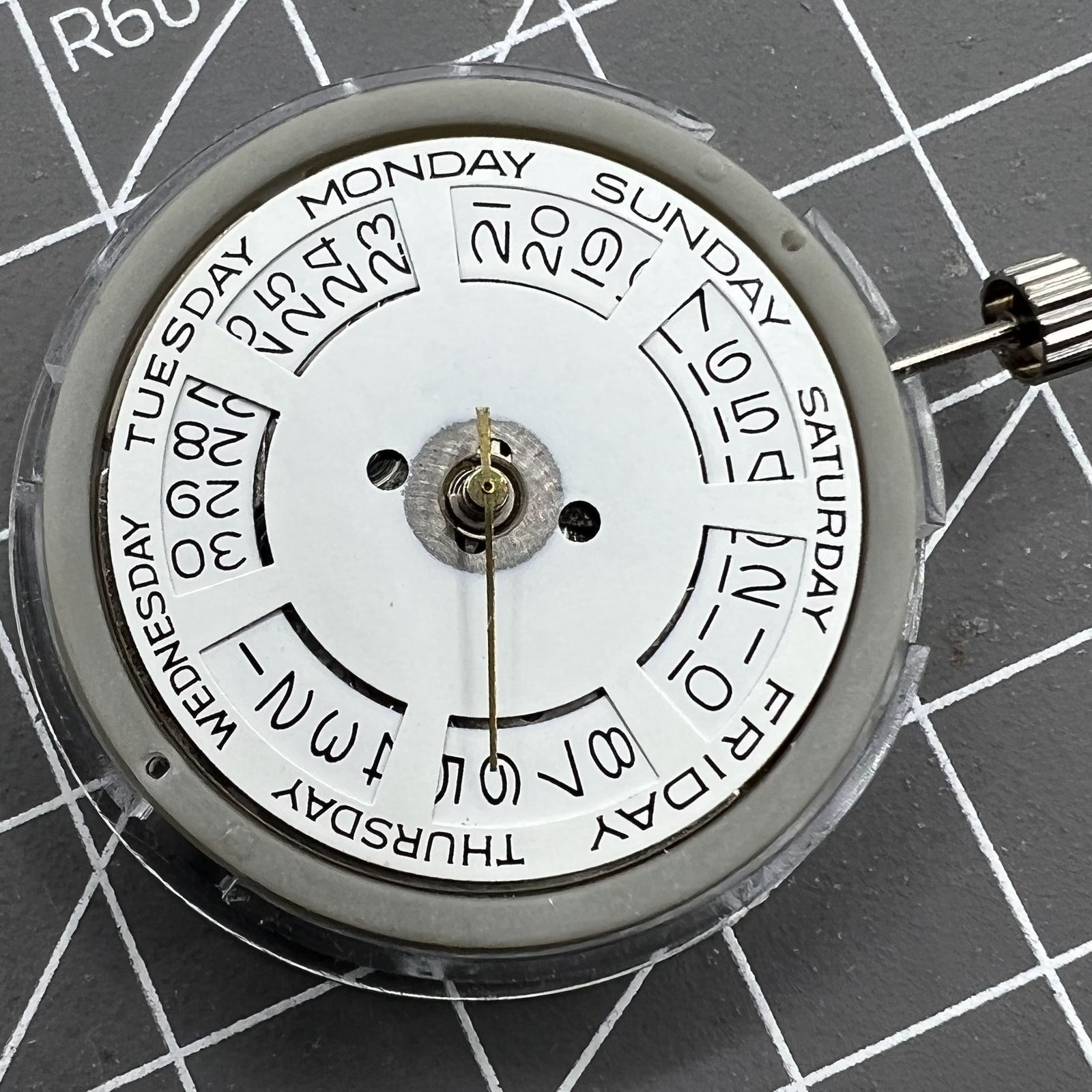 Tianjin Seagull T16 watch accessory with automatic mechanical movement and white dial details.
