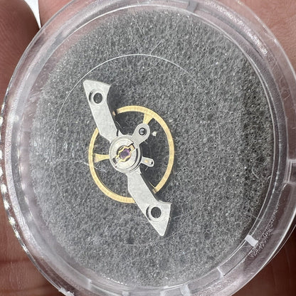 Precision China Made Balance Wheel Set for Seagull ST25 ST2502-2505 watch movements, enhancing timekeeping accuracy.