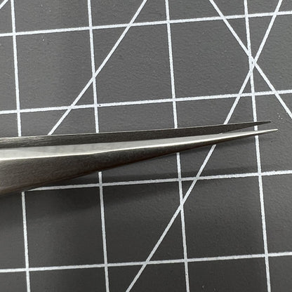 Swiss Made Bergeon 7024-3 anti-magnetic tweezers, 120mm precision tool for delicate watch repair tasks.