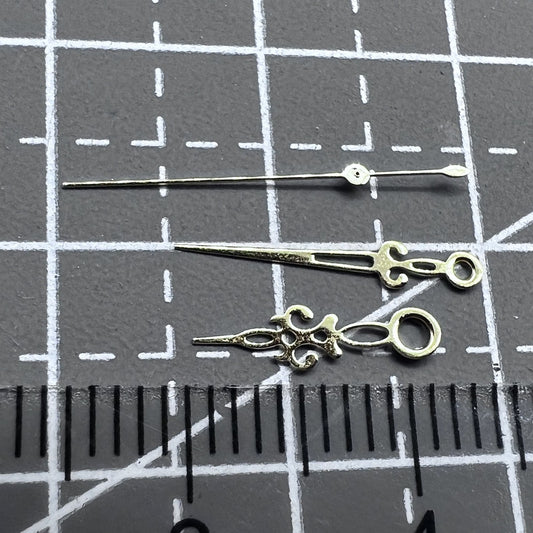 Set of 2 hollow snowflake-shaped watch hands, compatible with NH35/36, NH38, NH72, NH70 movements.