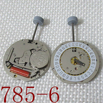 Ronda 785 3 Hands Quartz Watch Movement Swiss Parts Date At 3/6 Replacement