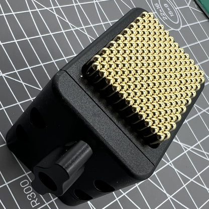 Metal beads holder by Universal China for secure fit of watch movements during repair.