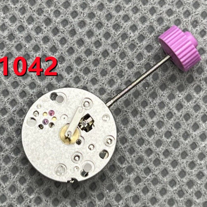 Swiss Ronda 1042 quartz watch movement with 2 hands, ideal replacement for precise timekeeping.