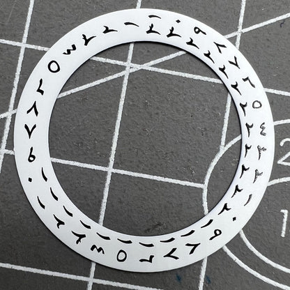 Arabic font date disk wheel for NH35 NH36 watch movement, precise fit for date@3.8 display.
