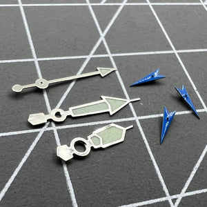 Blue Small Second Luminous Silver Trim Watch Hand for Miyota OS10 OS20 OS60 OS80