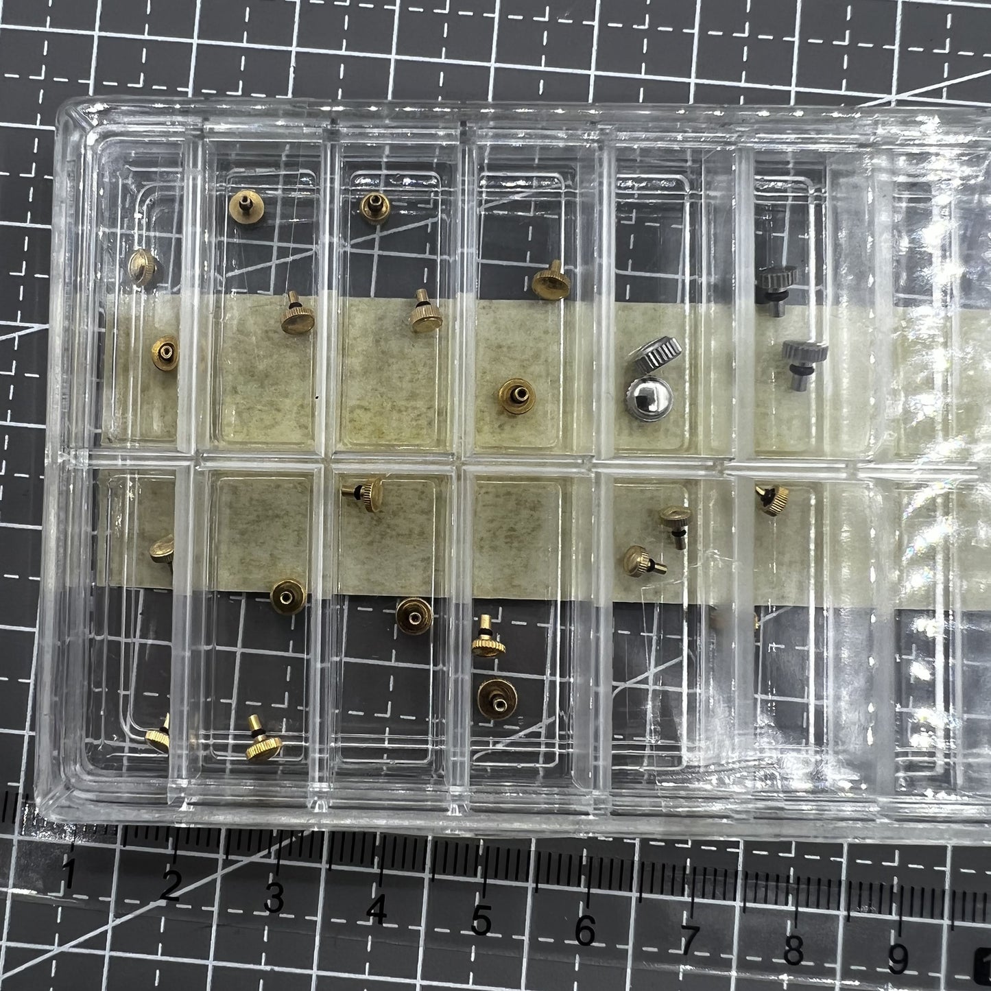 24 Teiliges Sortiment Armbanduhrenkronen Aus Edelstahl Gold Für Orient Uhren