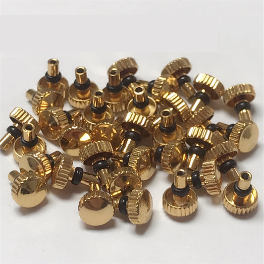 New Golden Watch Crowns Fit for Orient Watch Movement Watch Repair Part