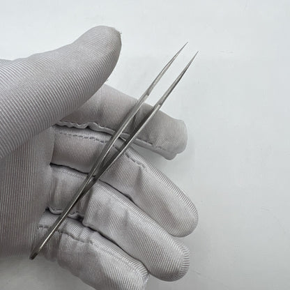 Pince à épiler Horotec MSA12.302-4 en acier 100 % antimagnétique, fabriquée en Suisse 