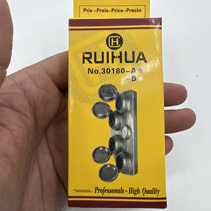 Die-cast alloy oil cups stand with 4 containers for watch repair, model 30180-A.