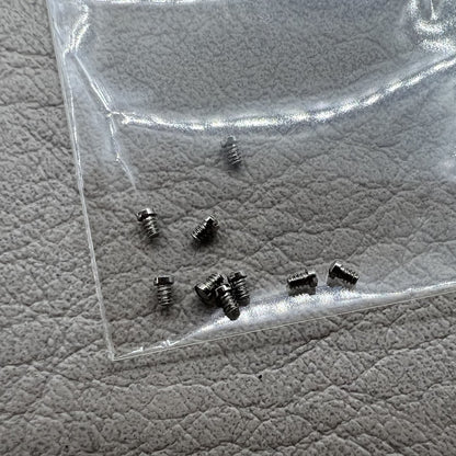 10 Stück Silber Rückdeckelschrauben 1.0mm für La Grande Classique De Longines L4