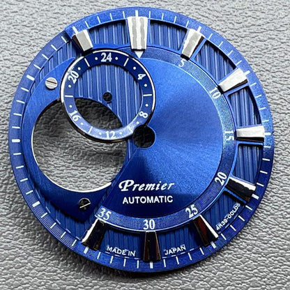 28 5mm Silberfarbiger Modifizierter Hohler Taucheruhr Zifferblatt Für NH39