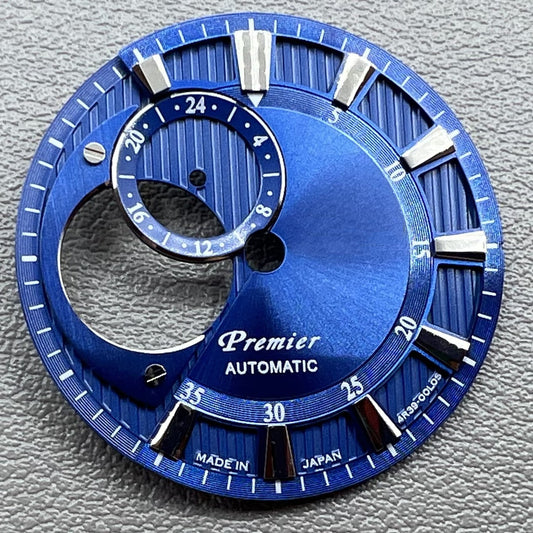 28 5mm Silberfarbiger Modifizierter Hohler Taucheruhr Zifferblatt Für NH39