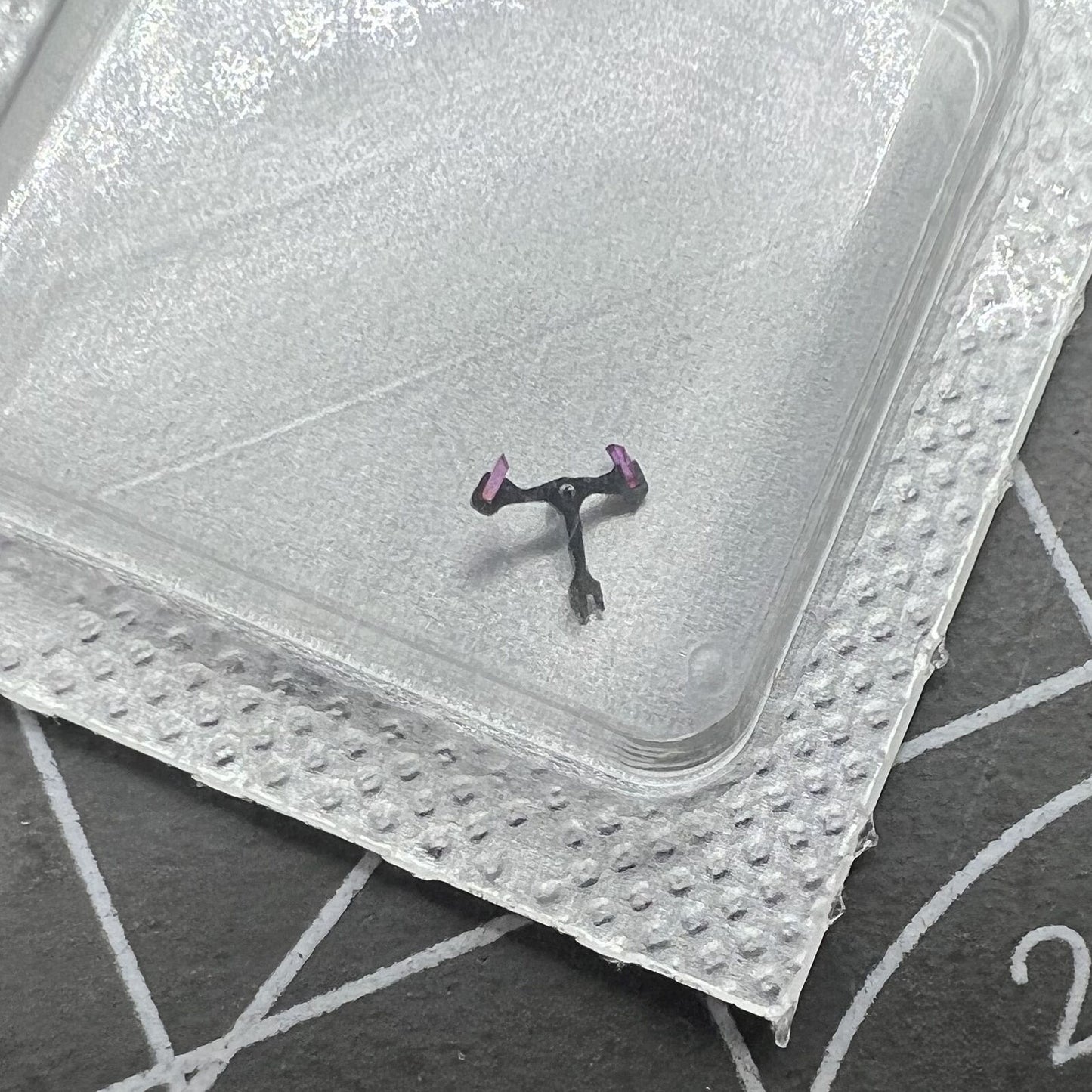 Pallet fork for ETA 2000-1 Calibre 710 watch movement, Swiss precision watch accessory.