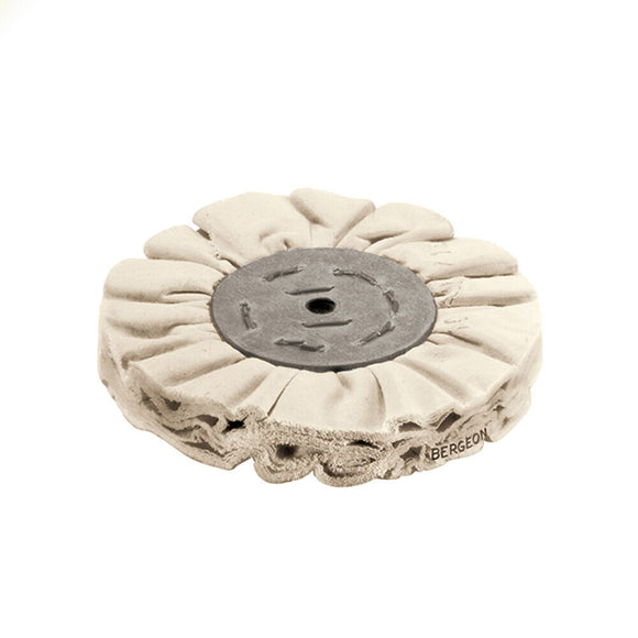 Bergeon 5689 Polishing Wheel in Unbleached Cotton Swiss Made