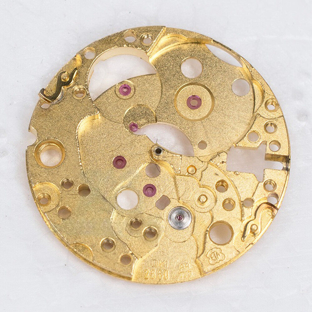 Golden Main Wheel Bridge for ETA2660 ETA2661 watch movement, precision replacement part.