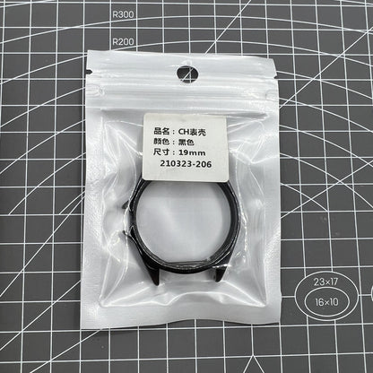 Black ceramic watch case replacement for men's J12 watch by Chanel, durable and stylish accessory.