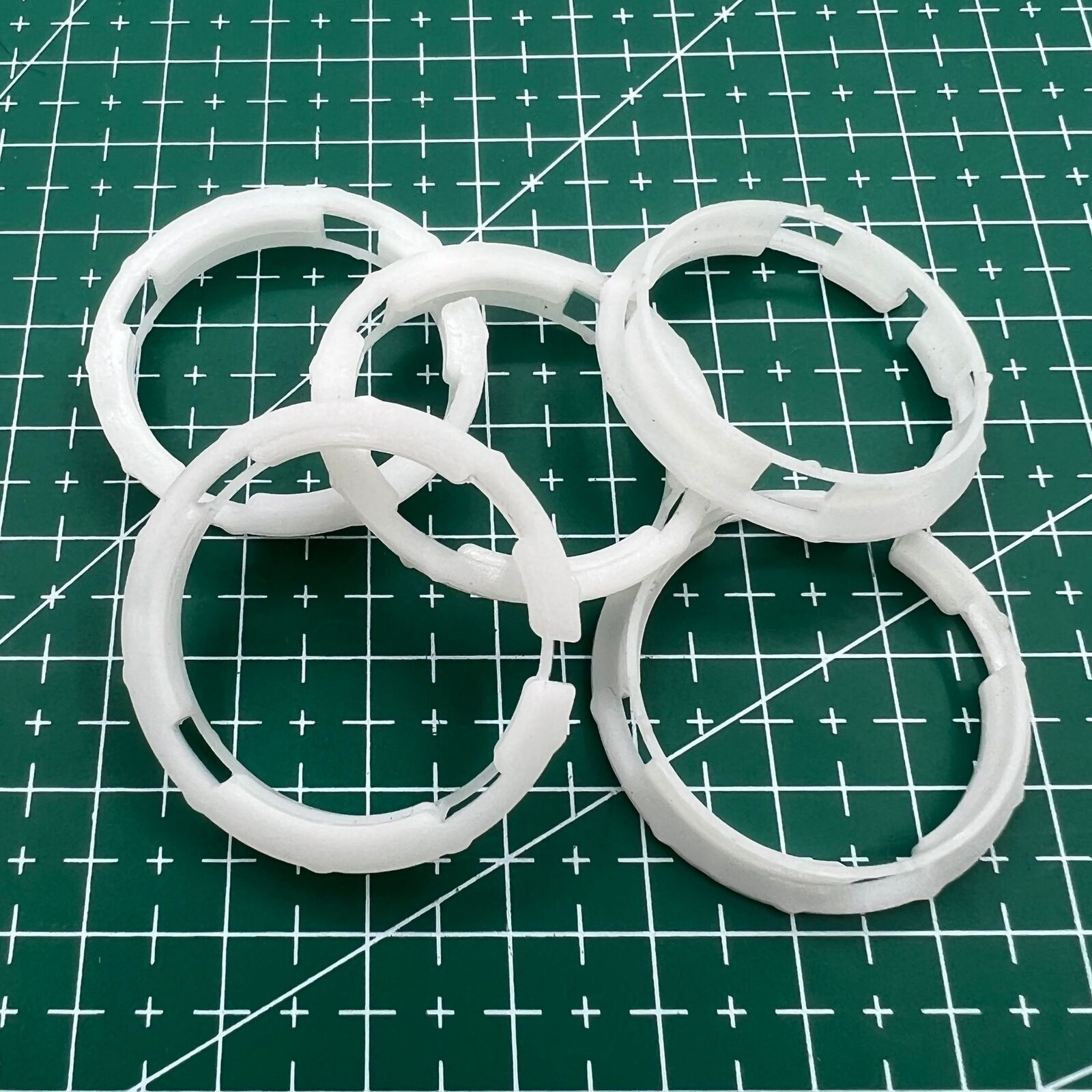 1. Plastic spacer ring cushion for ETA 2824 watch movement, 5.9mm diameter by 5 pieces.  