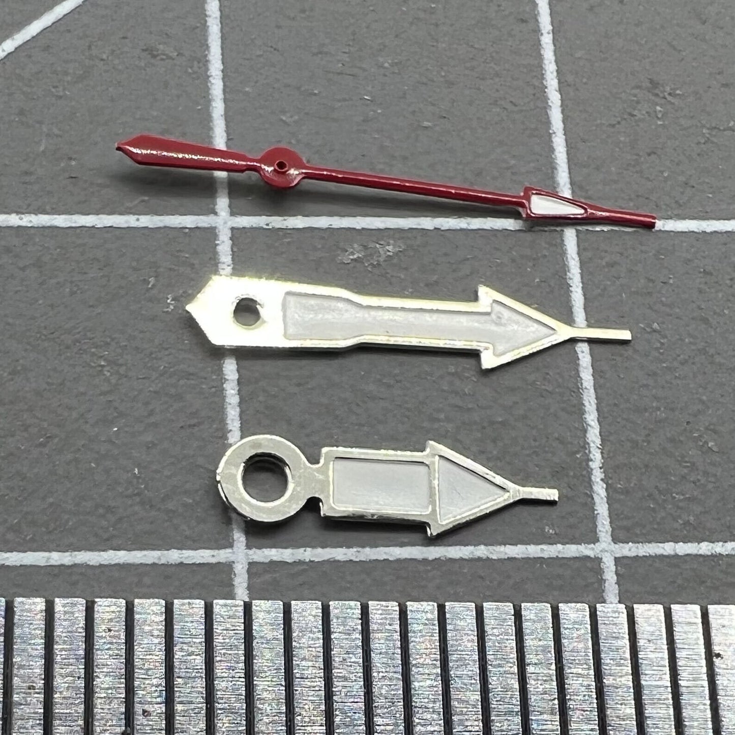Luminous red second hand for Miyota 2035 quartz watch movement, precise and durable design.