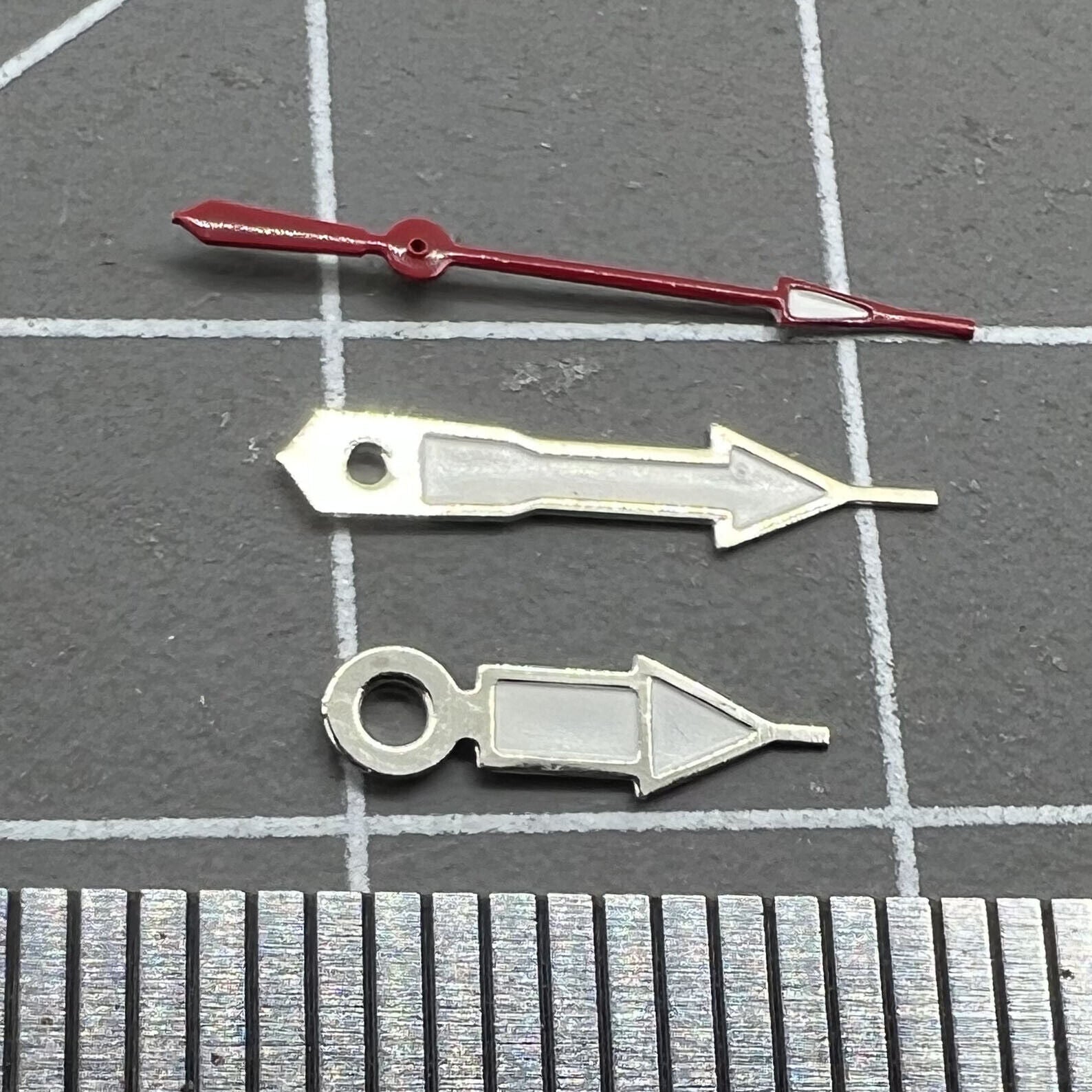 Luminous red second hand for Miyota 2035 quartz watch movement, precise and durable design.