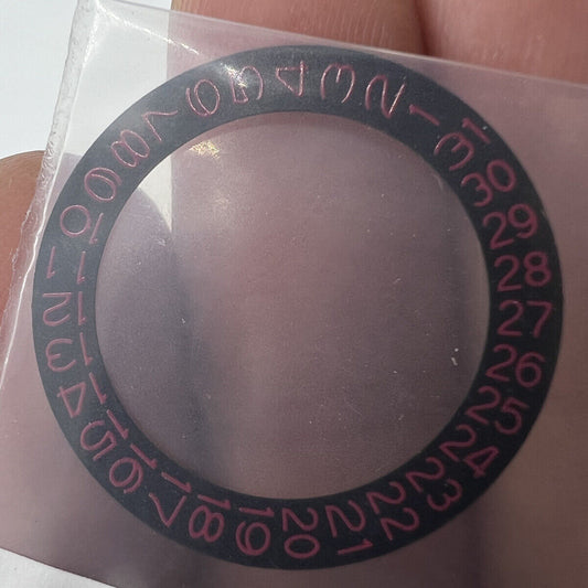Black Background Red Character Date Disk Date Wheel for NH35 NH36