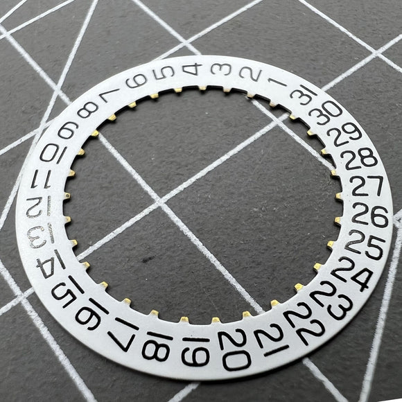 White Date Disk Date Wheel Disk Generic for Movement ETA 2834 2836 2846