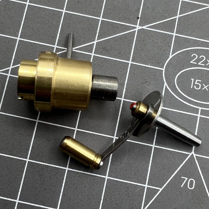 Swiss Bergeon 2729 mainspring winder with spare barrels for ETA calibres, essential for precise watch repairs.