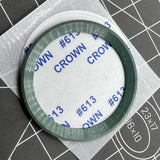 Forest Green 38mm/30.5mm No Carved Font Bevel Ceramic Watch Bezel Insert