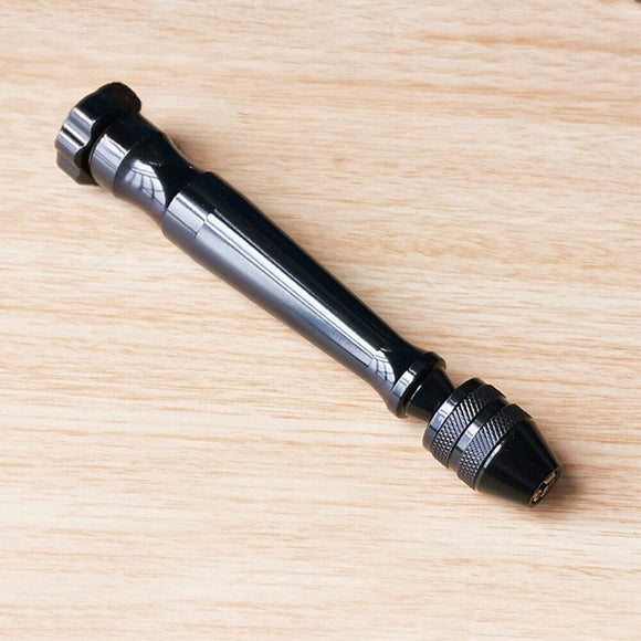 China Made 12cm Black Steel Pin Vice Watchmaker Tool Opening 0.3-3mm Repair Tool