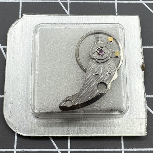 Japan made balance wheel with splint for Miyota NH35 NH36 watch movement, precise timekeeping component.