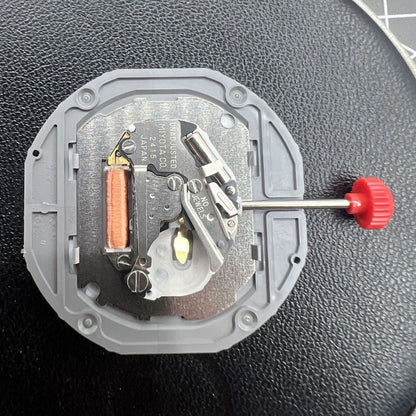 Miyota 2415 Japan Quartz watch movement with date display at 3 o'clock, precise and reliable mechanism.