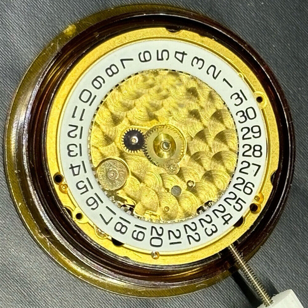 ETA 210.011 Swiss Quartz movement with single calendar, precise 2-hand watch mechanism by ETA.