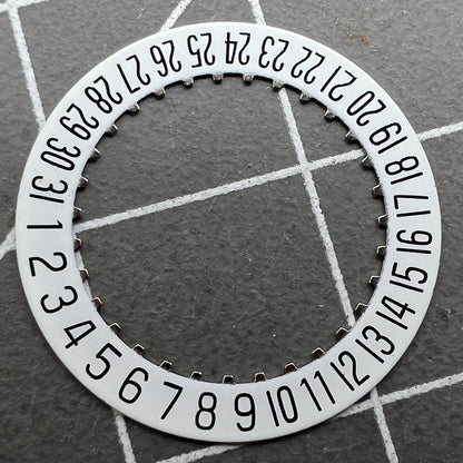 White date disk wheel for ETA 204.911 watch movement, precise fit for date function replacement.