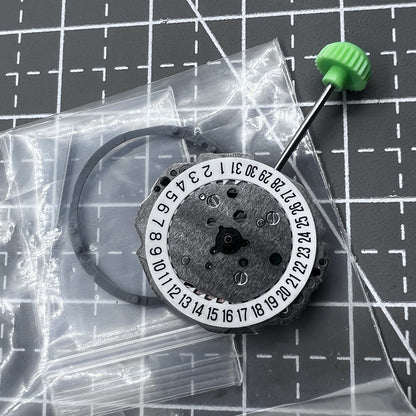 Japan Miyota Quarzwerk 4T13 Uhrwerk mit 3 Zeigern und Einzelkalender bei 6 Uhr f�r pr�zise Zeitmessung