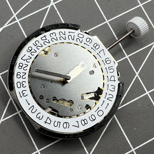 Swiss Made Ronda 3540D quartz watch movement with precise timekeeping for luxury watches.