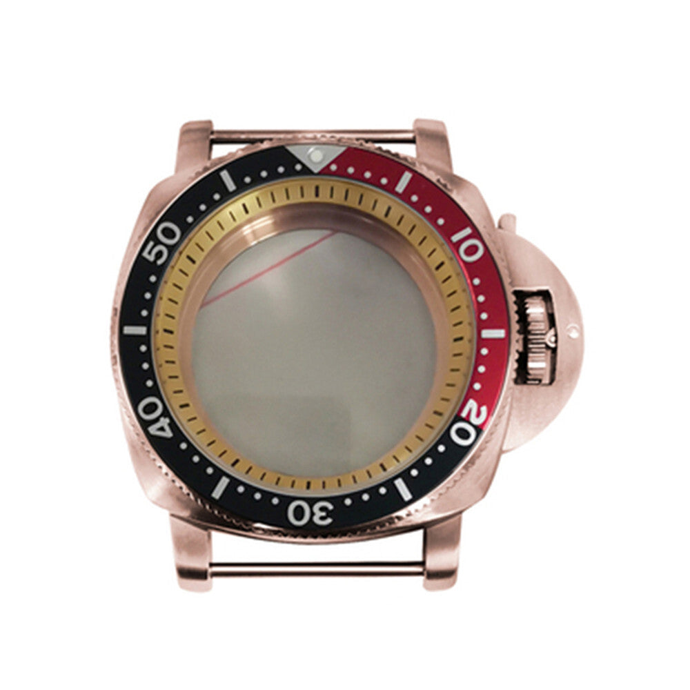 42mm Stainless Steel PVD Rose Goden Watch Case for NH35/NH36/4R/7S Movement