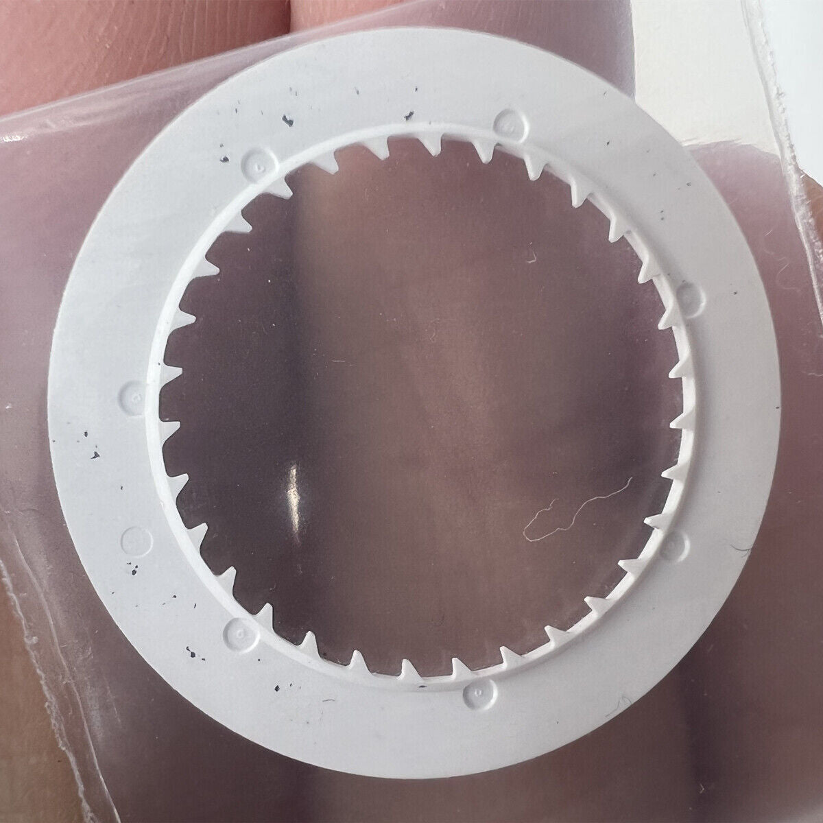 Blue font white date disk wheel for NH36 NH35 watch movement, D3 crown position, precision fit by D3 Brand