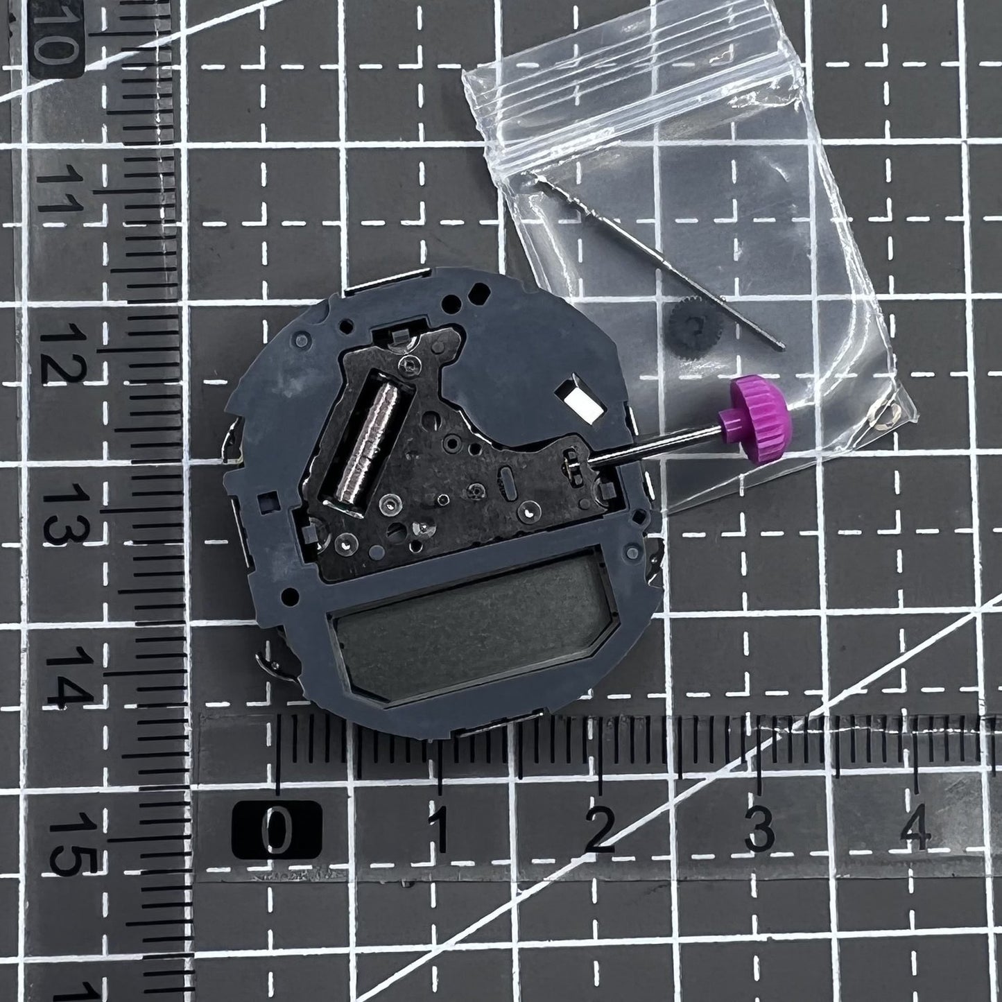 Miyota T201 Quartz watch movement with date display, precision Japanese quality for accessories