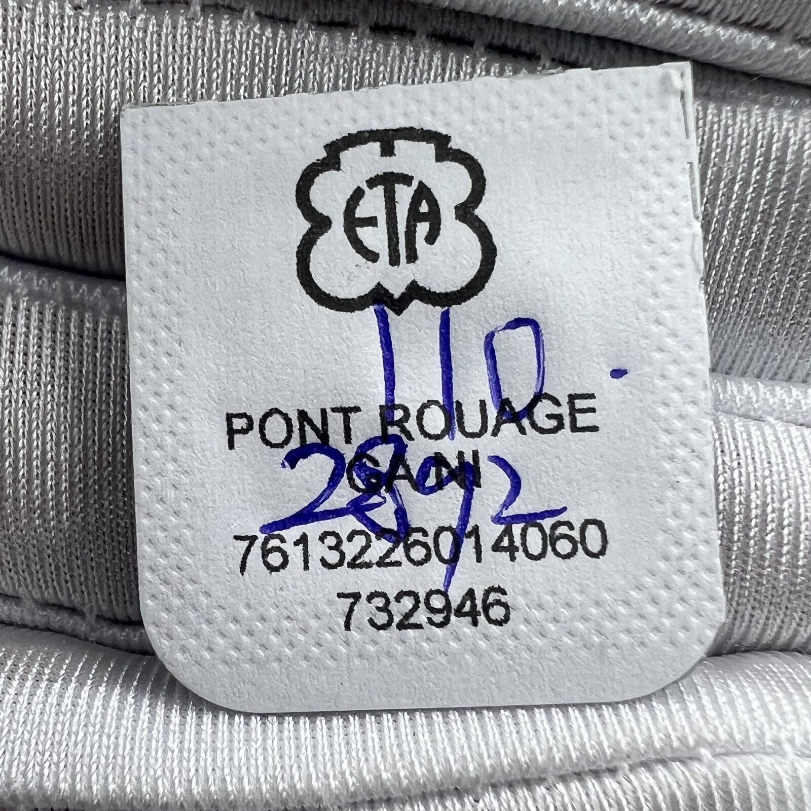 Ref.110 Train wheel bridge spare part for ETA 2892 movement, precision watch component.