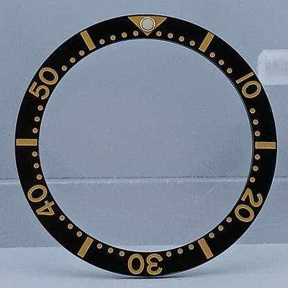 SUB ceramic watch bezel insert 33.65x27.3mm for women's flat watch accessories