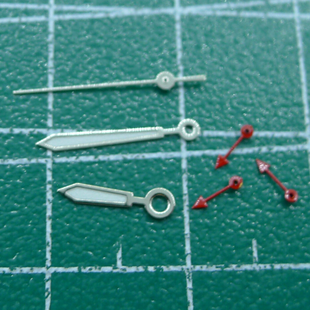 11,5 mm roter kleiner Sekundenzeiger, leuchtende Uhrzeiger für Miyota OS10 OS20 OS60 OS80