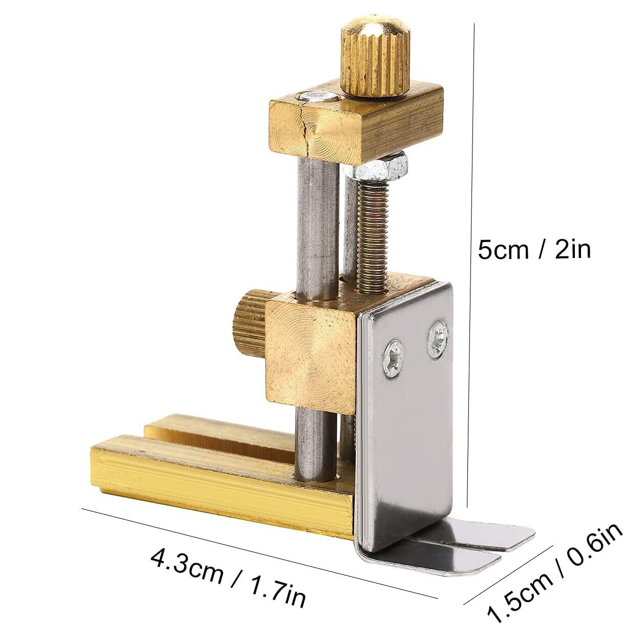 Auxiliary positioning tool, designed for precise watch stem cutting with cutter plier accessory.
