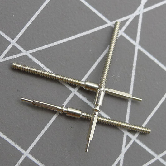 3 PIECES Watch Winding Stems Fit for ST25 Seagull ST25 2503 2504 2505 Movement